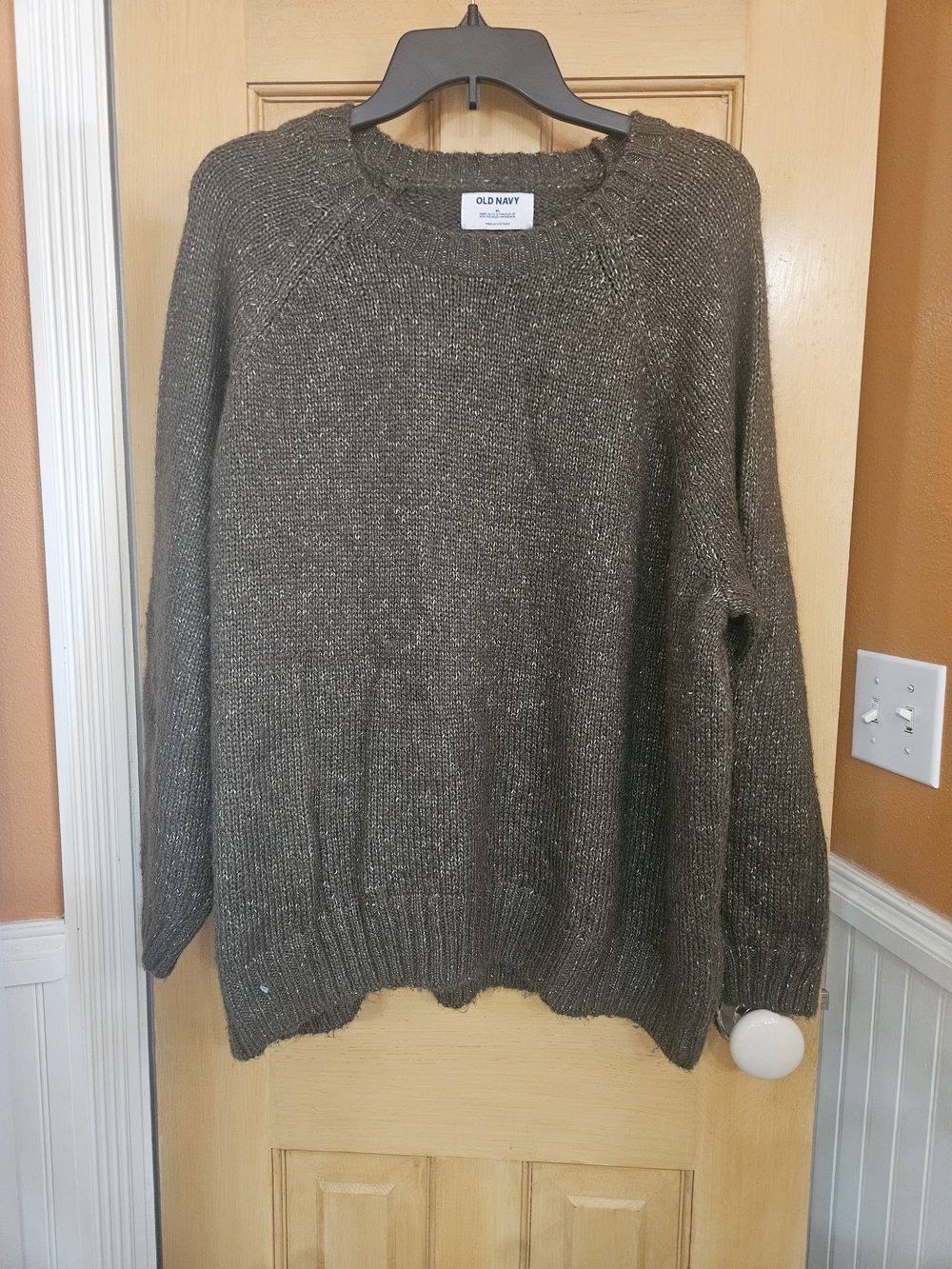 Old Navy Olive Green Crewneck Sweater